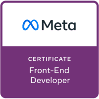 Meta Frontend Developer Badge